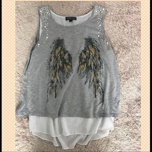 Women’s double layer tank top